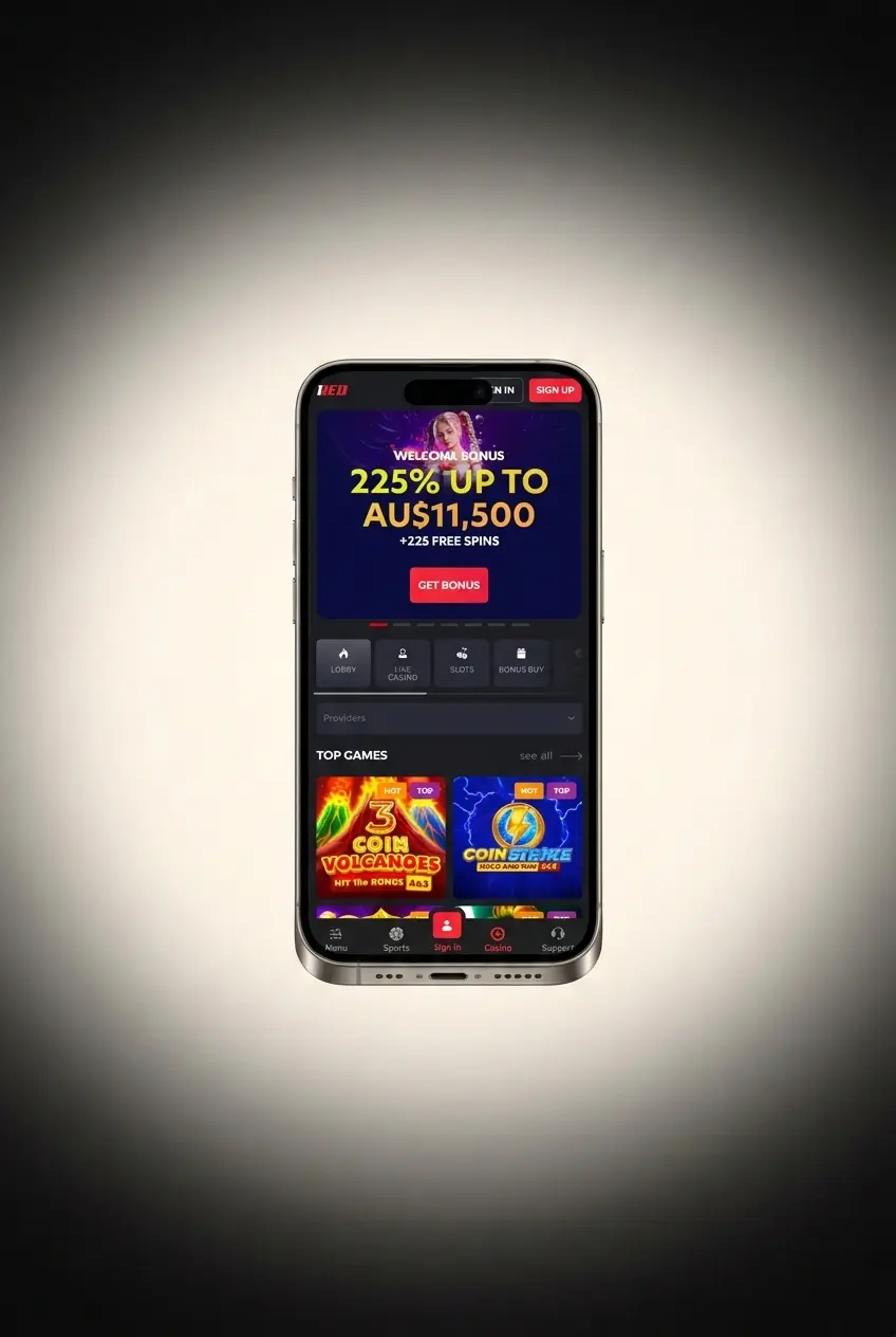 Step-by-step guide on how to claim and activate a bonus at 1Red Casino in Australia in four easy steps