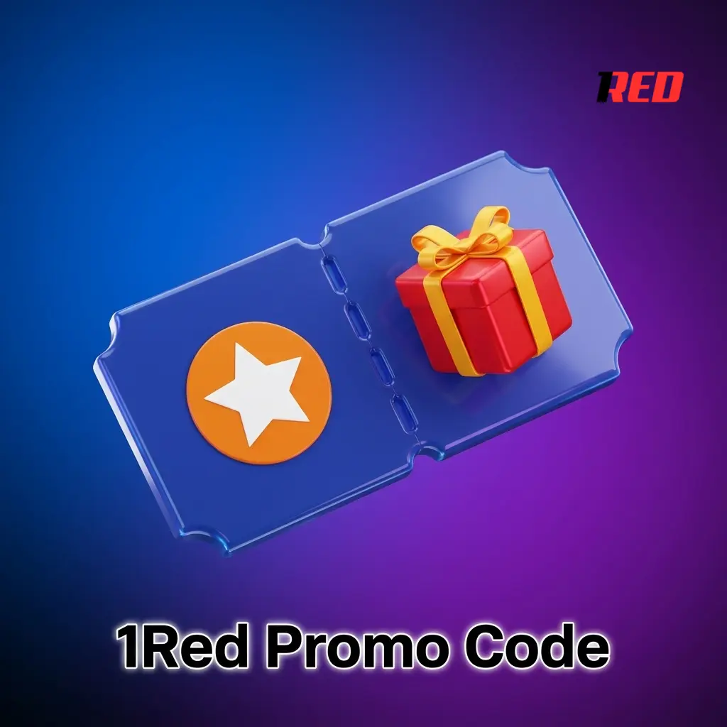 1Red promo code entry field at cashier during deposit to activate bonus offers and seasonal promotions