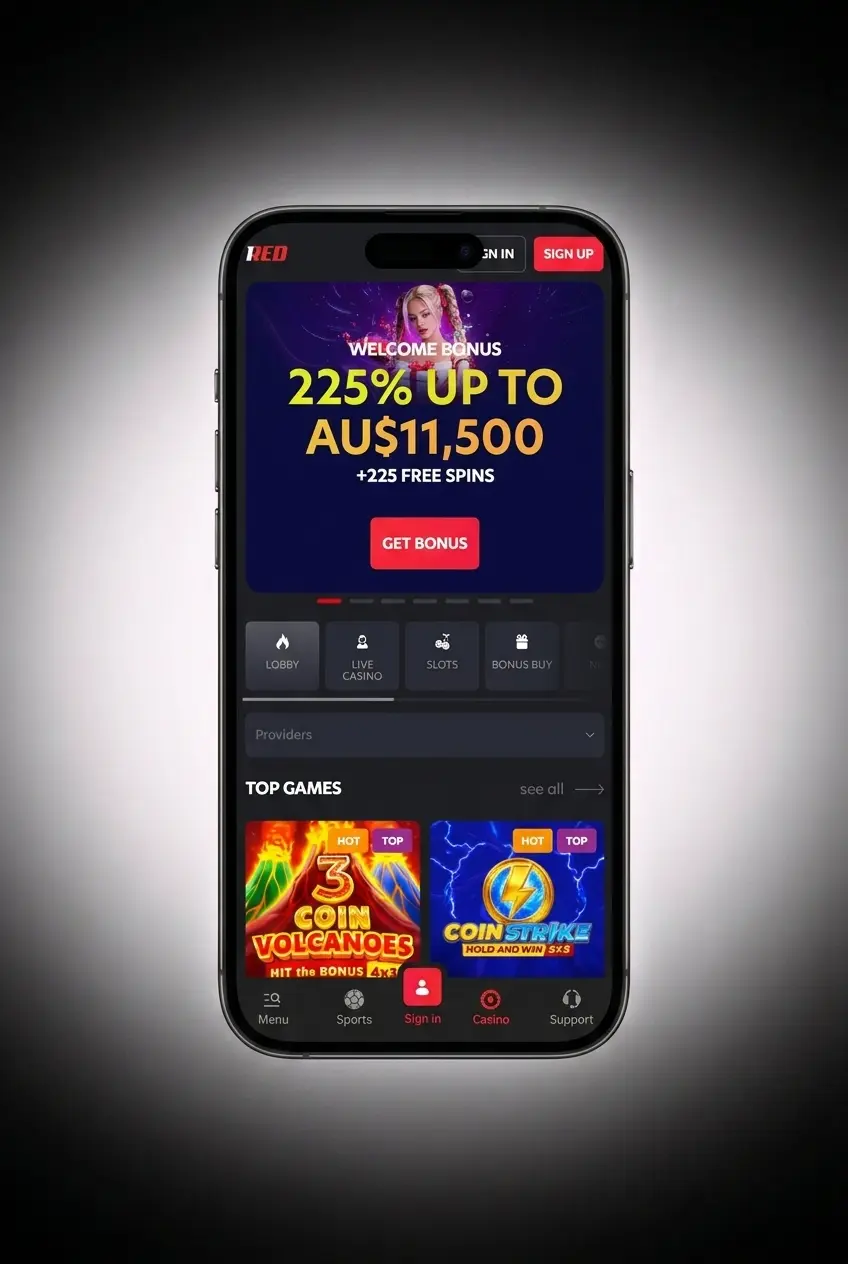 Step-by-step guide showing how to register a 1Red account on the mobile app in under three minutes